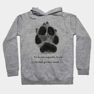 dog paw print Hoodie